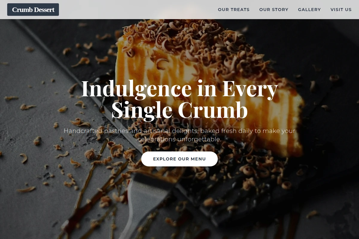 Crumb Dessert