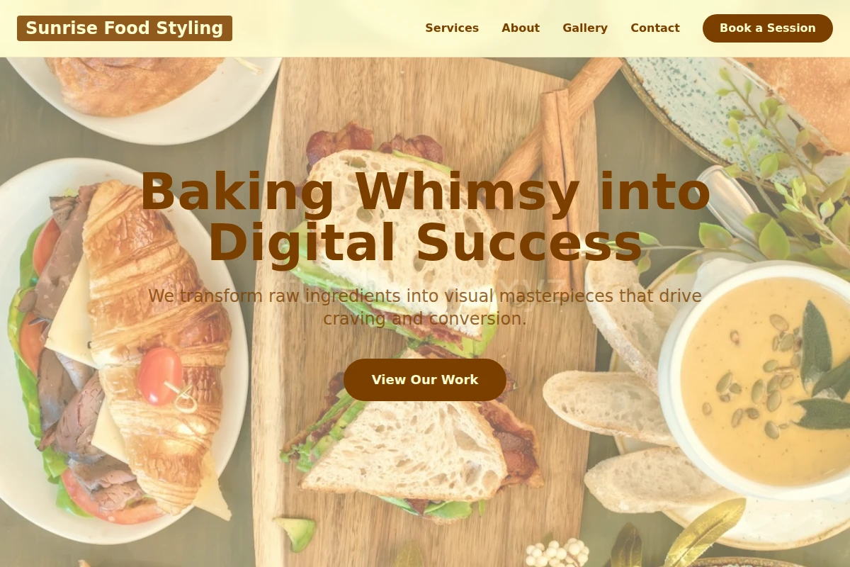 Sunrise Food Styling