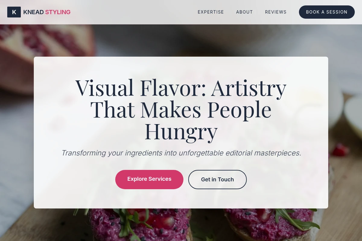 Knead Food Styling