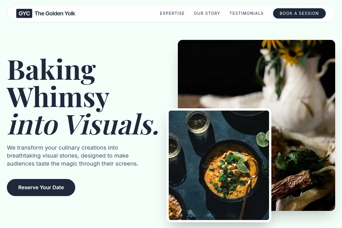 Oven Food Styling