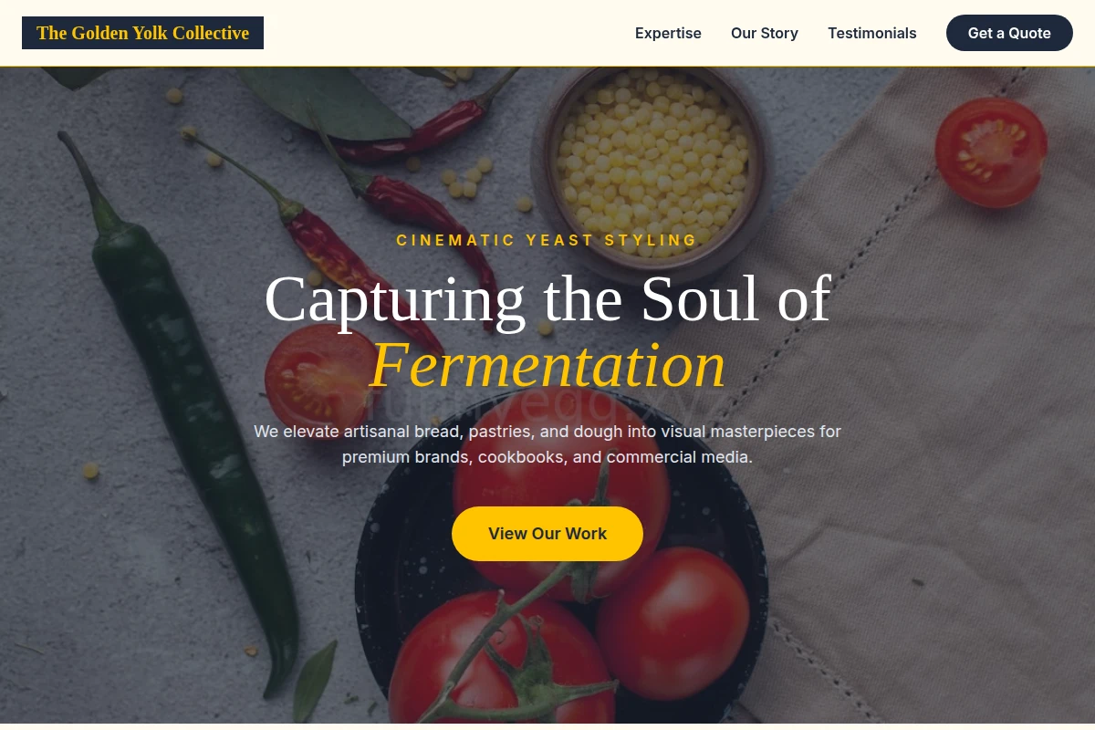 Yeast Food Styling